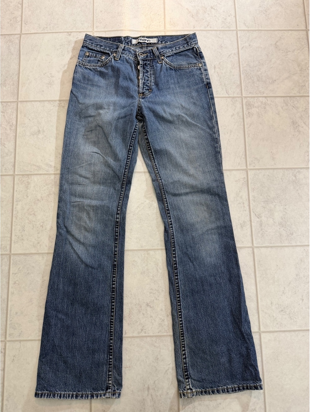 Mavi Women's Flared Denim Jeans